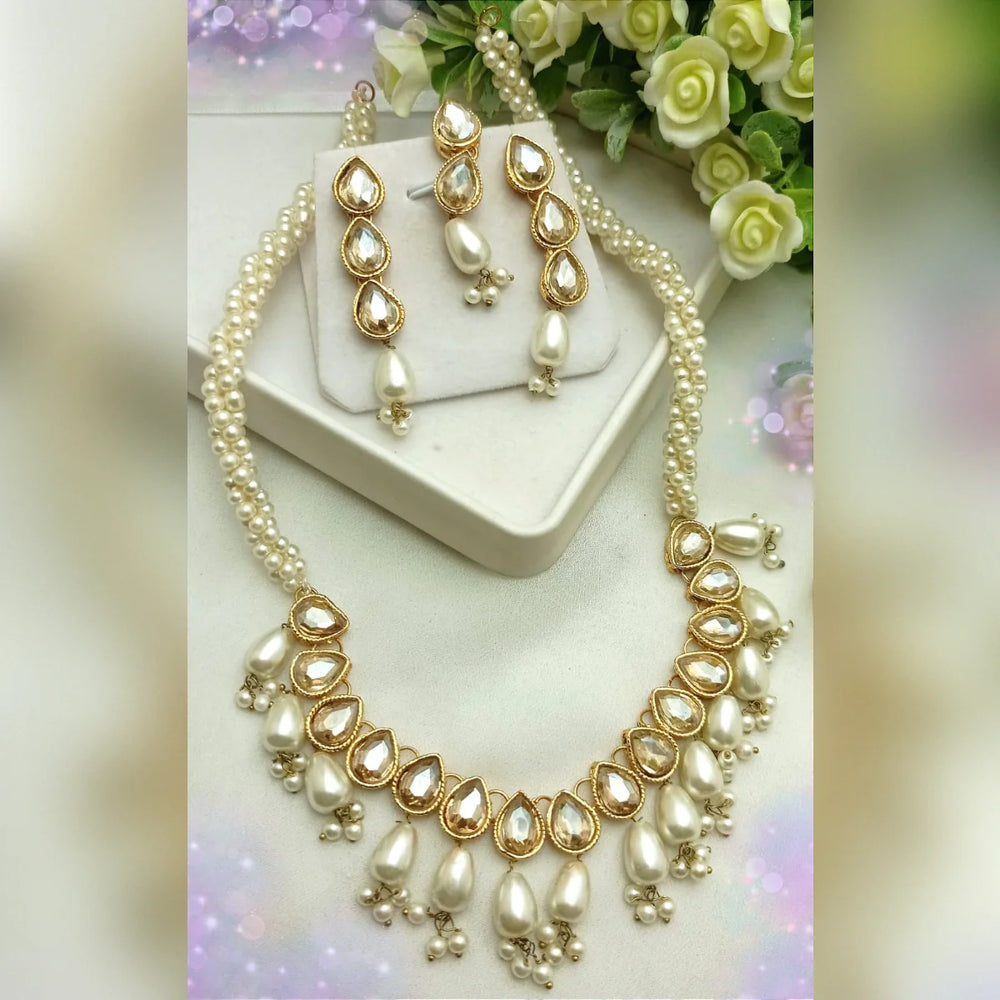 Pal Mala Style Necklace Set – Traditional Grace Cosmia
