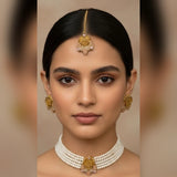 Turkish Flower Choker Set – Elegant Floral Charm