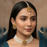 Turkish Flower Choker Set – Elegant Floral Charm