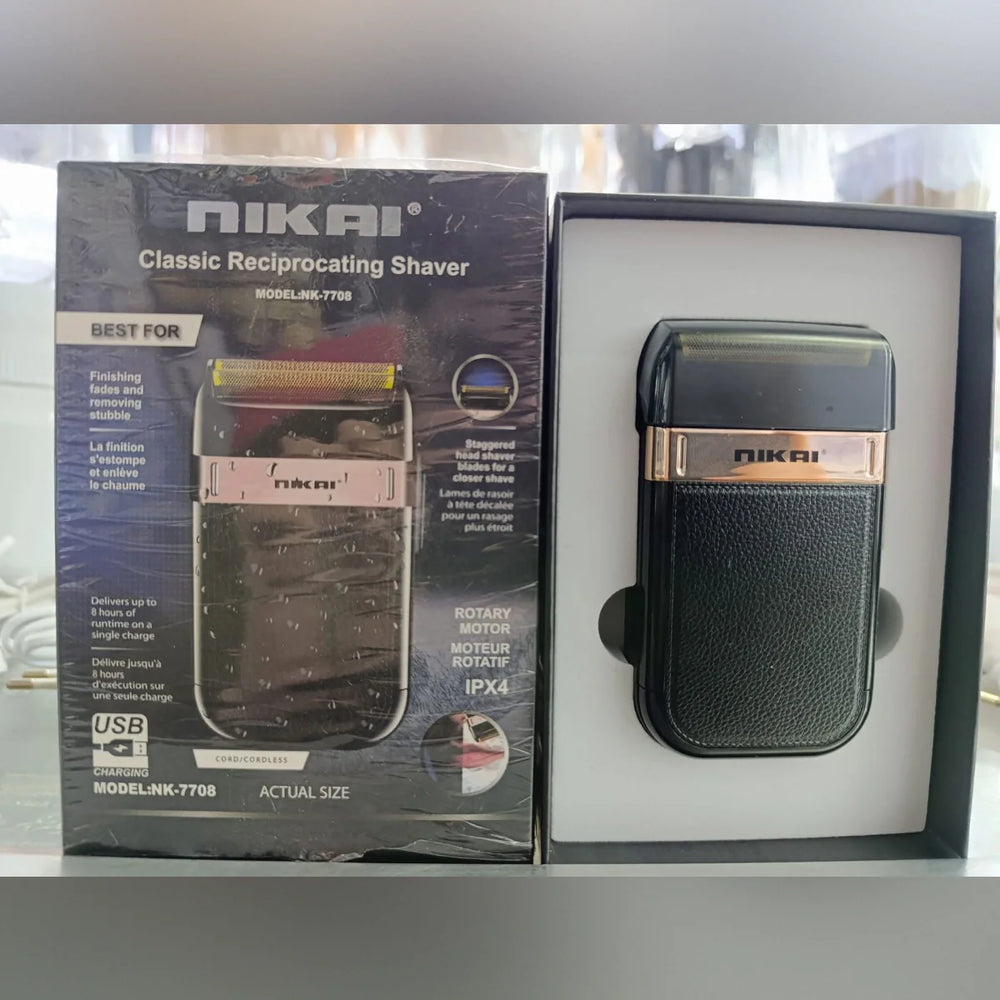 Nikai NK-7708 Classic Reciprocating Electric Shaver Nikai