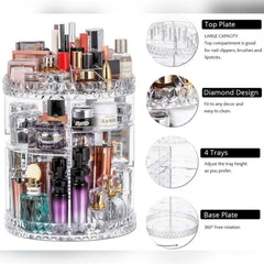 360° Rotating Cosmetic Organizer Cosmia.pk