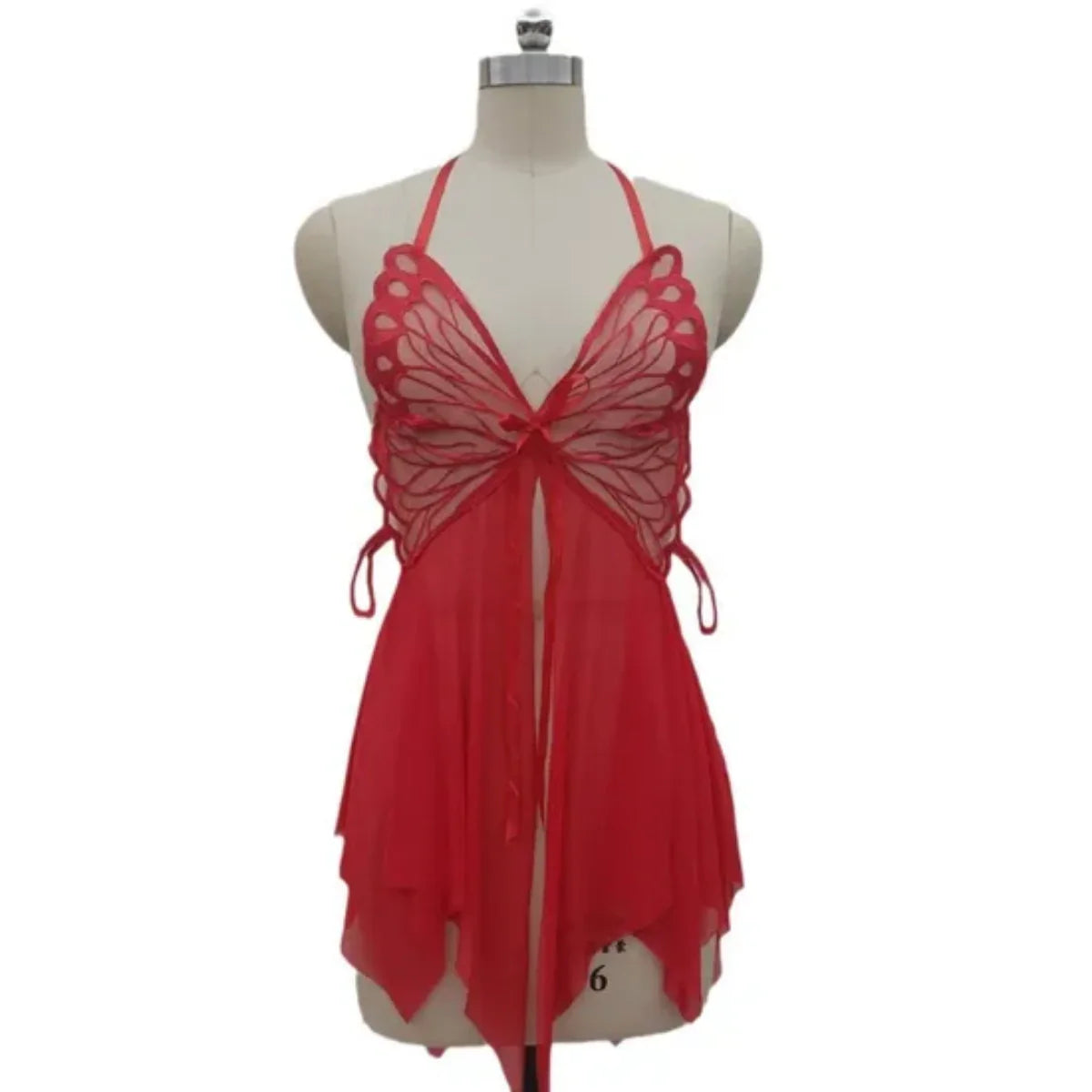 Sexy Transparent Nightgown V-Neck Backless - 2069 Cosmia.pk