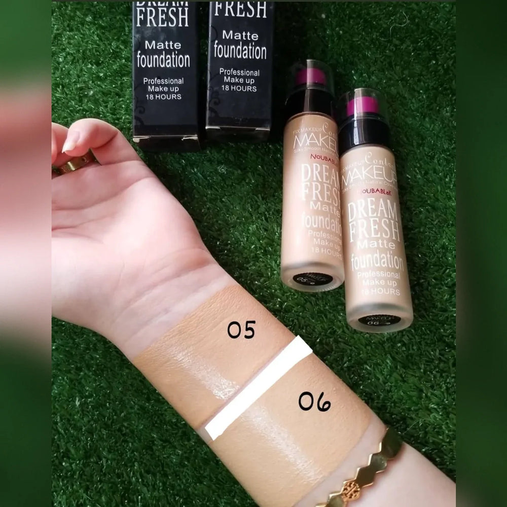 Noubablak Dream Fresh Matte Foundation 18 Hour Professional Noubablak