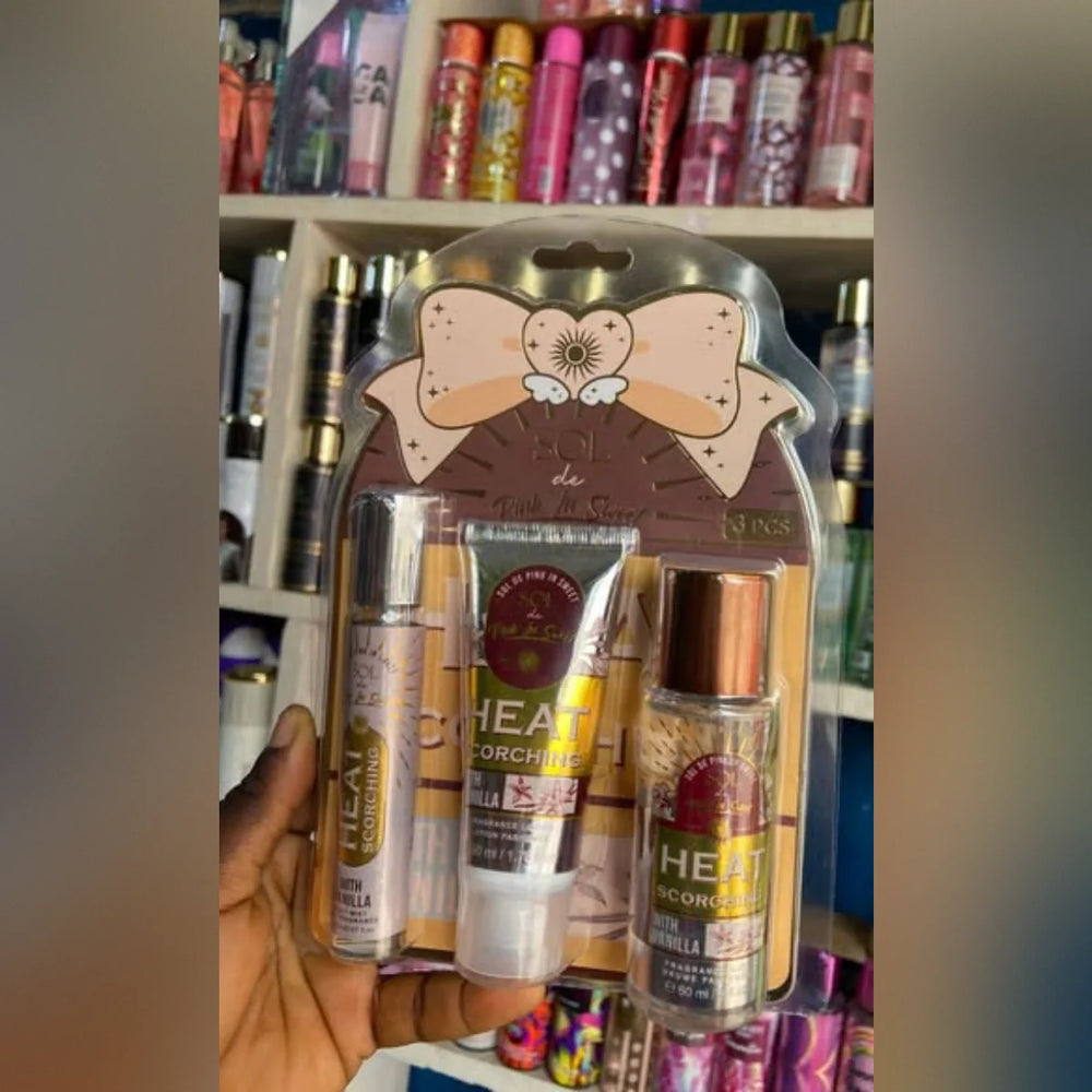 Sol - New Heat Scorching Fragrance Set Body Mist - Perfume - Lotion Sol