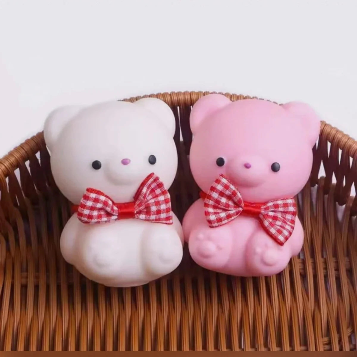 Bow Bear Squishy Toy – Each Cosmia.pk