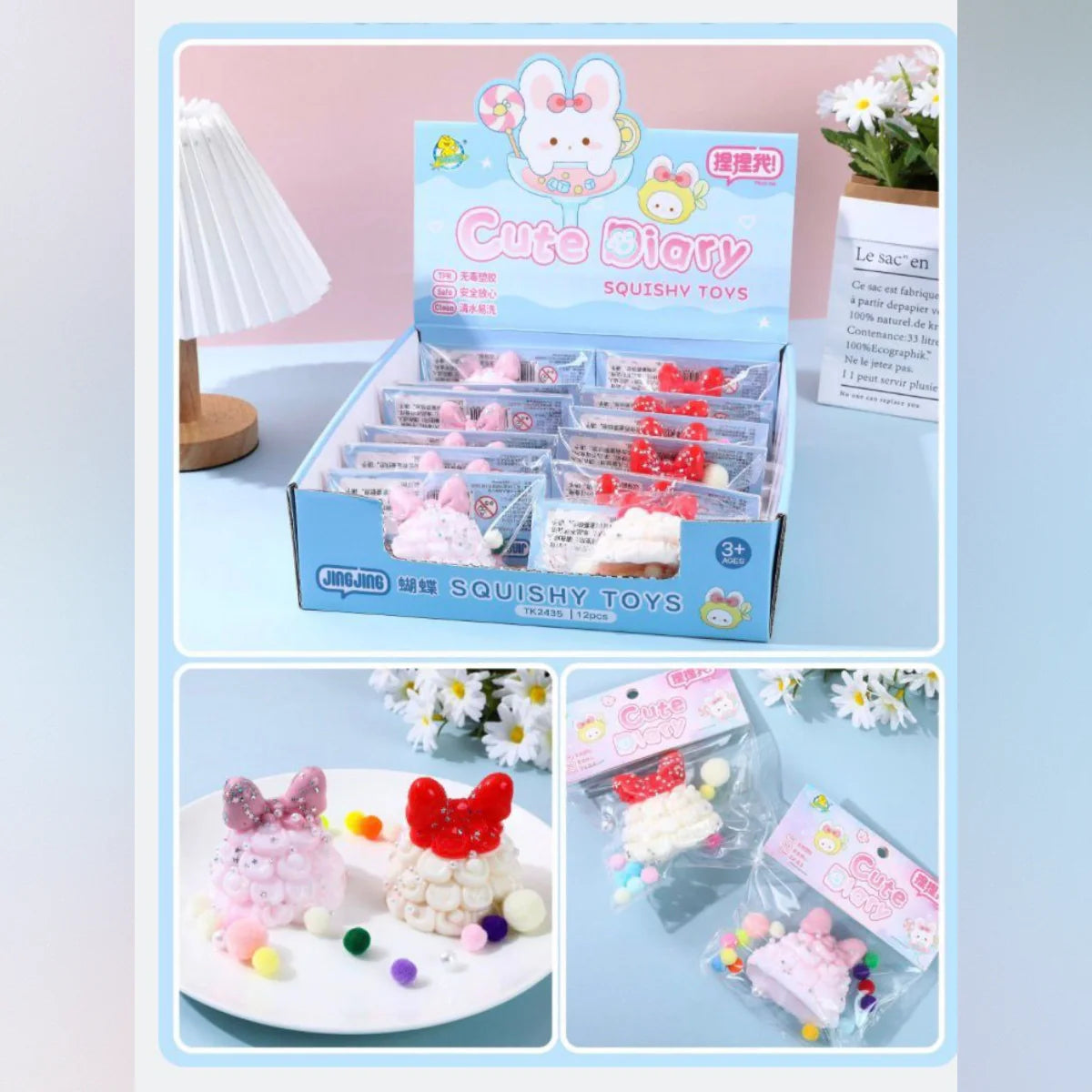 Cute Diary Bunny Squishy Toy – Each Cute Diary