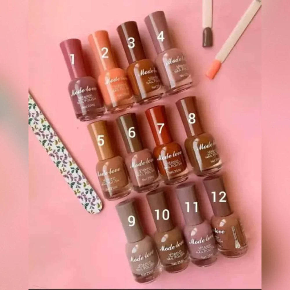 Mode Love Permanent Nail Paints Mode love