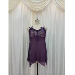 Sheer Mesh Underwear Sexy Lace See-through Nightdress - 8185 Cosmia.pk