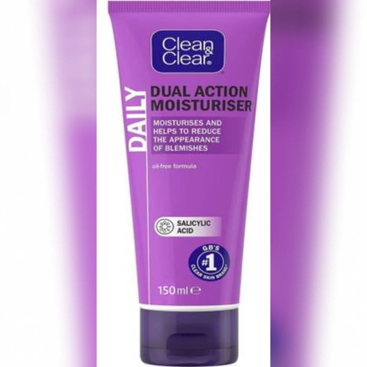 CLEAN & CLEAR Dual Action Moisturiser - 150ml Clean & Clear