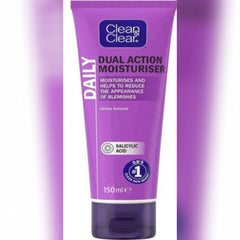 CLEAN & CLEAR Dual Action Moisturiser - 150ml Clean & Clear