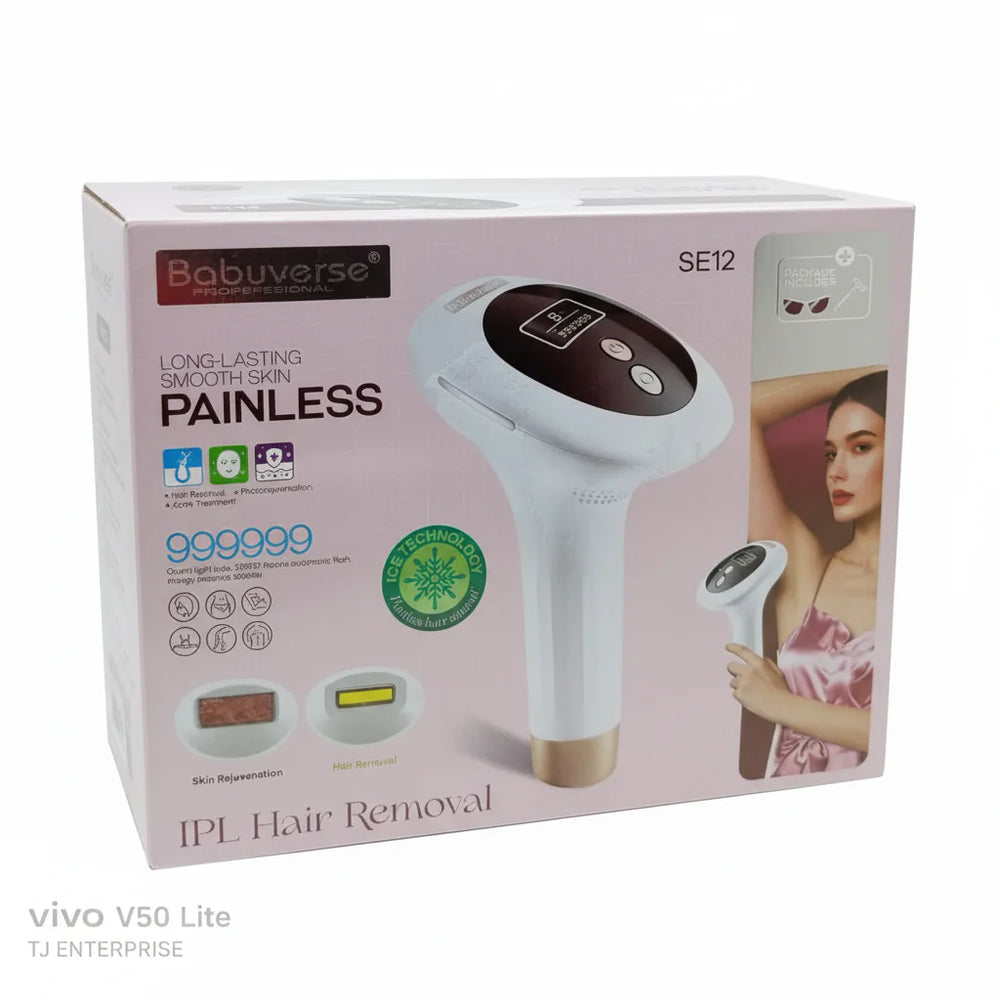Babyverse Professional IPL hair removal device - model SE12 BabyVerse