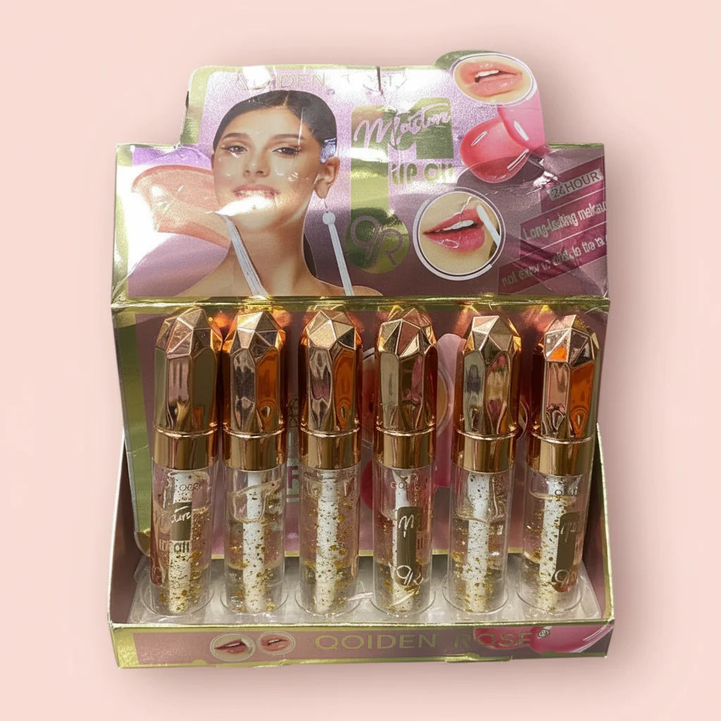 QOIDEN ROSE transparent lip oil Qoiden Rose