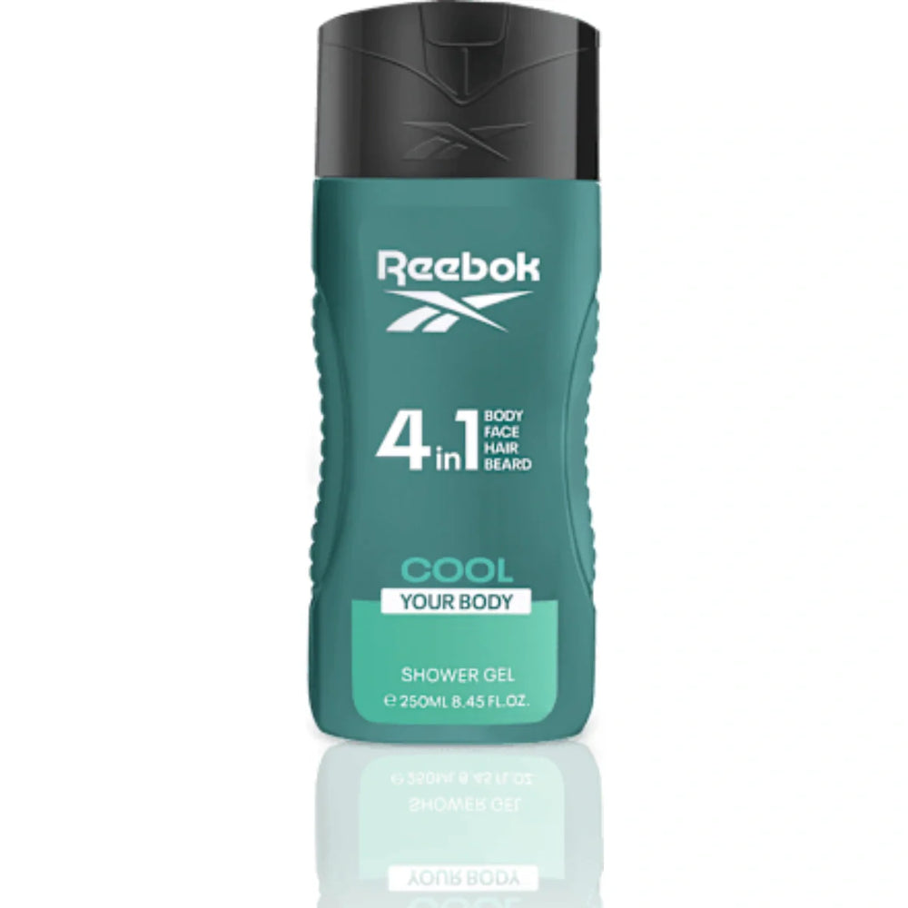 Reebok 4 in 1 Hair & Body Shower Gel Cool Your Body Reebok