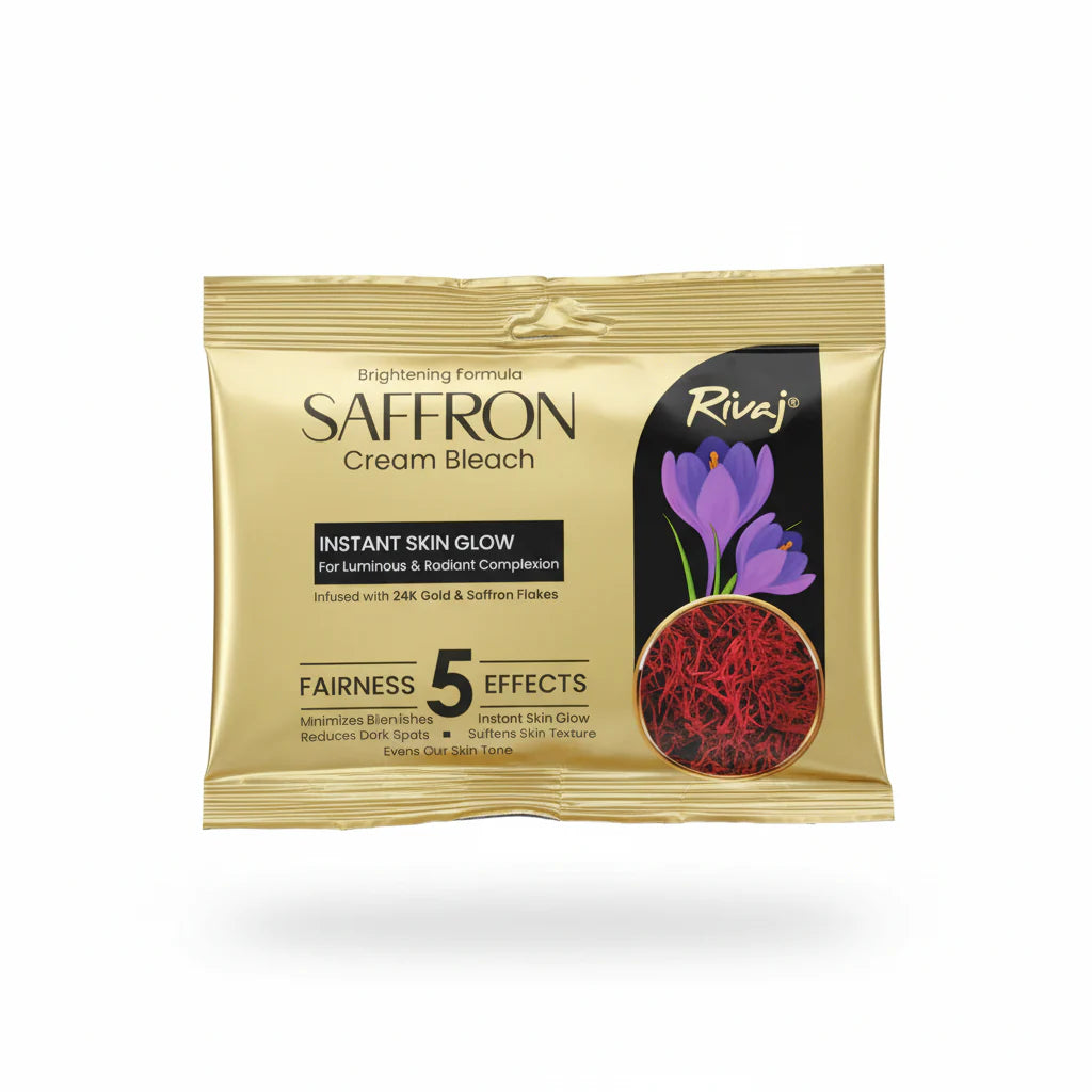 Rivaj Saffron Cream Bleach Rivaj