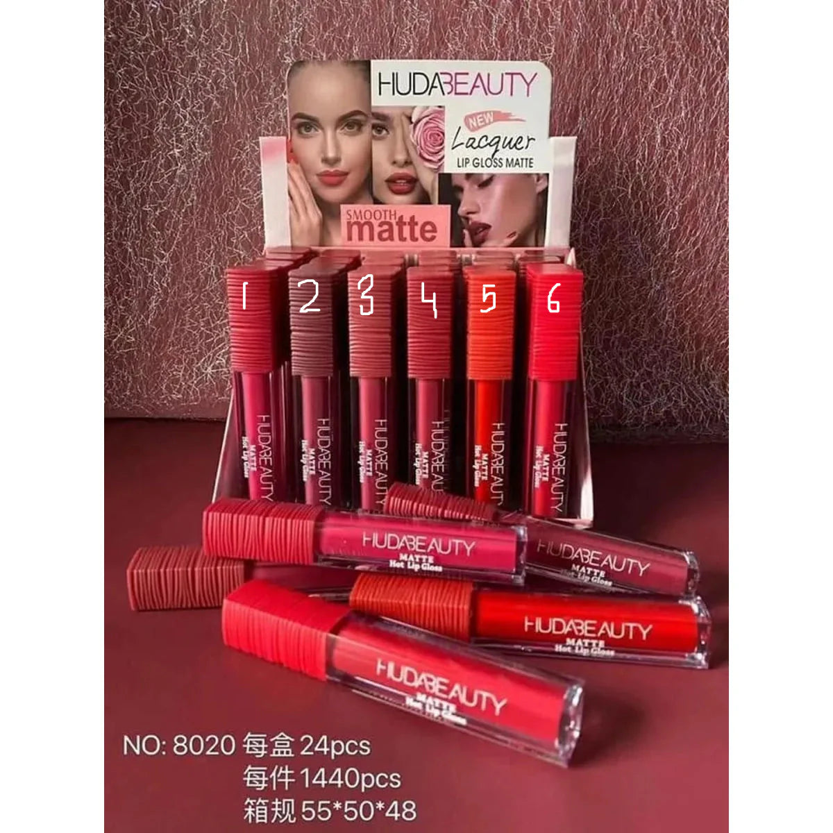 Huda Beauty Lacquer Matte Lip Gloss Huda Beauty
