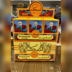 Original labbaik Al-bakhoor attar With Tasbeeh - 6ml (Pack of 6) Labbaik