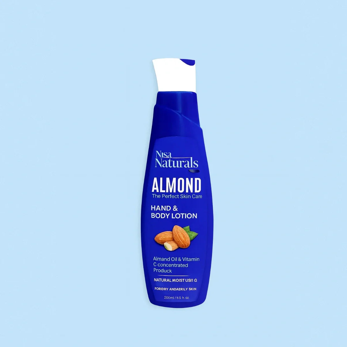 Nisa Naturals - Hand & Body Almond Lotion - 200ml Nisa Naturals