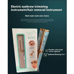 Blawless 2-in-1 rechargeable electric eyebrow and facial hair remover Blawless