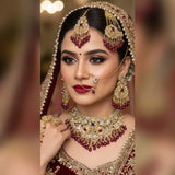Turkish Maroon Bridal set