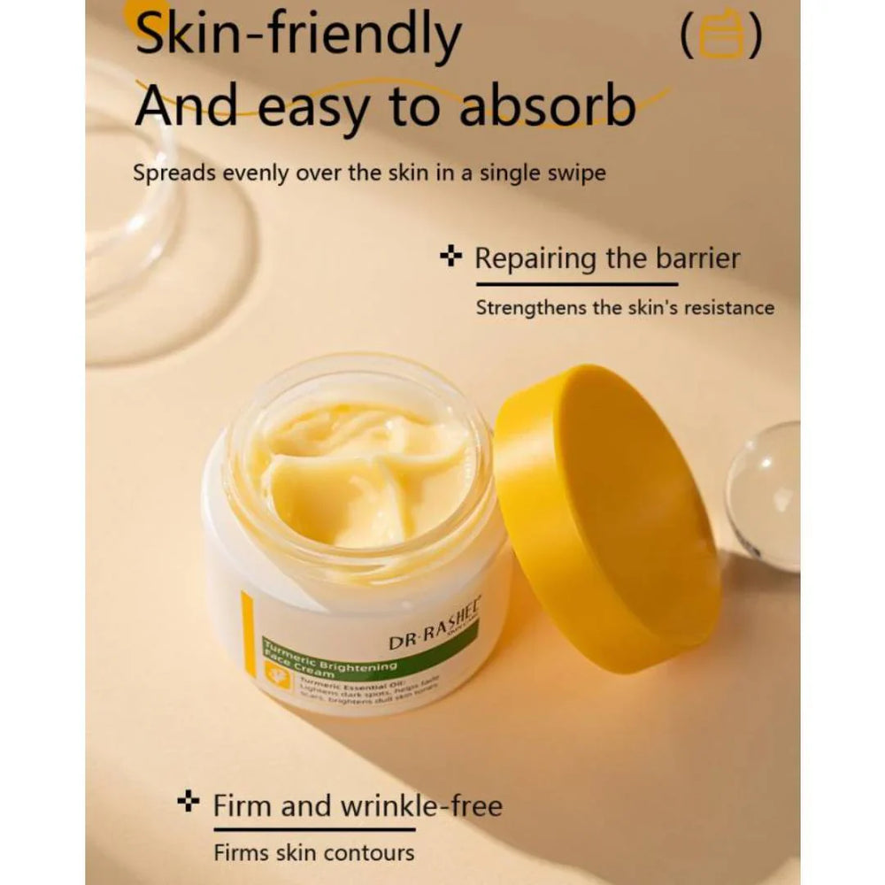 Dr Rashel Turmeric Brightening Face Cream Remove Dark Spots DR.Rashel