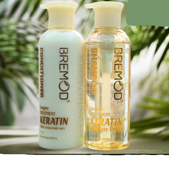 Bremod Shampoo and Conditioner complex treatment Keratin Set-400ml Bremod