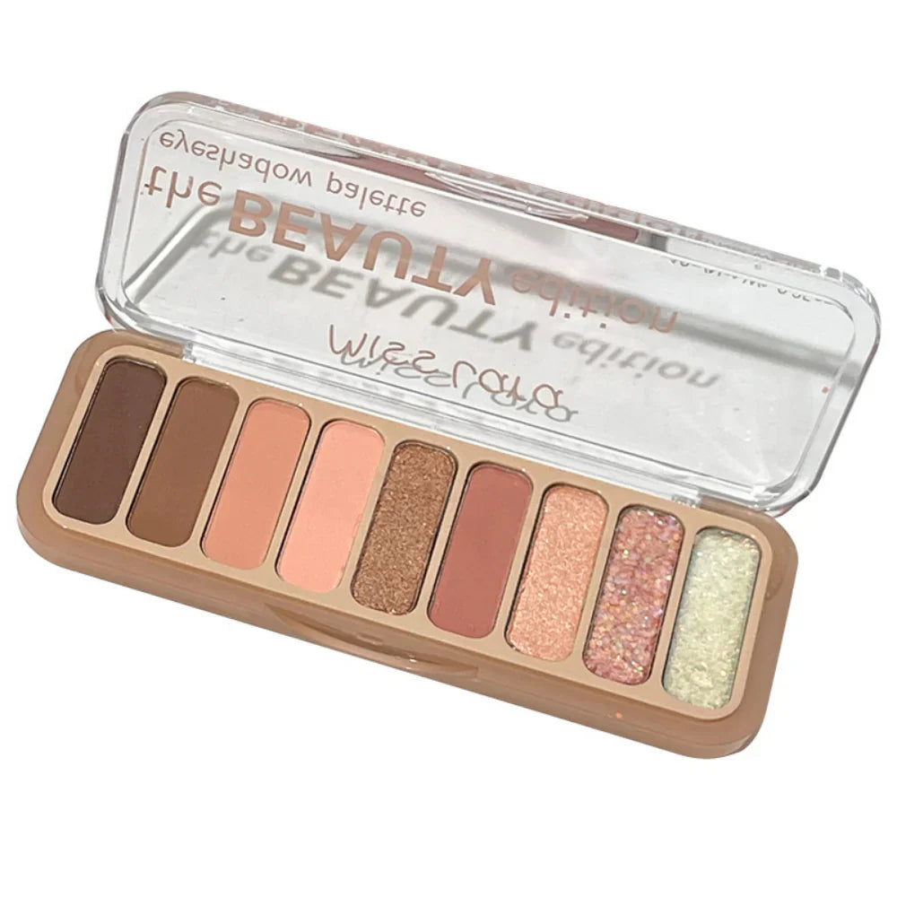 Miss Lara 9-color Blush Highlighter Eyeshadow Palette Miss Lara
