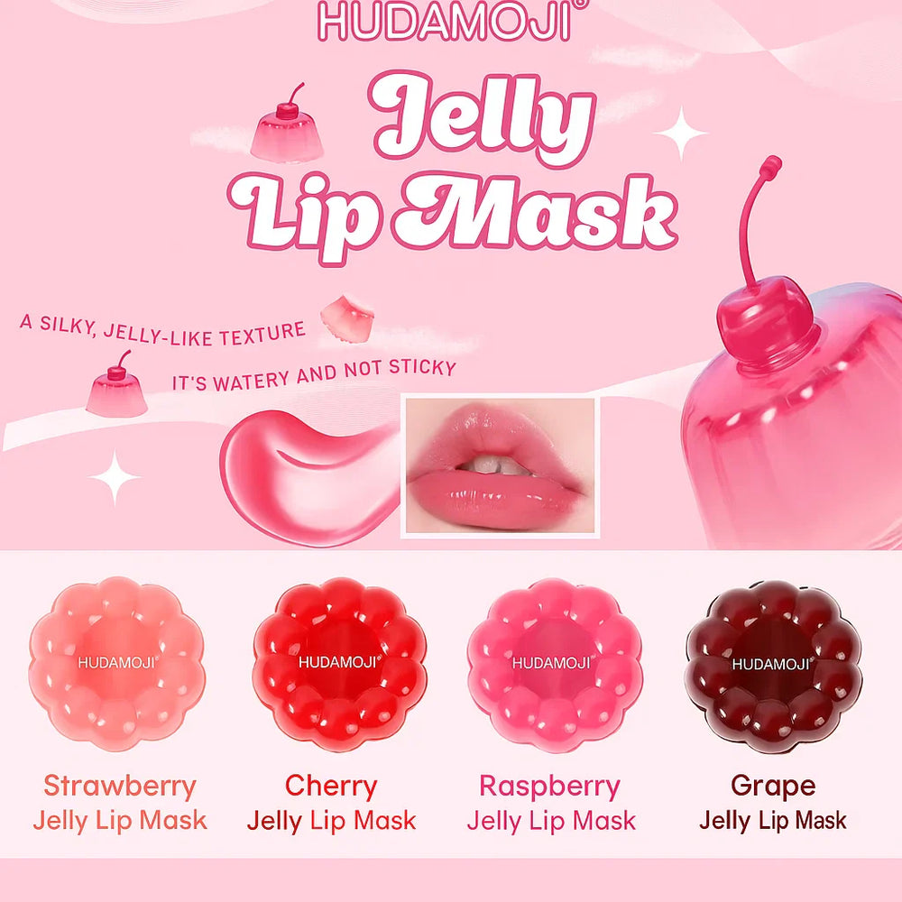 HudaMoji Jelly Lip Mask – Silky Moisturizing Lip Care Huda Moji