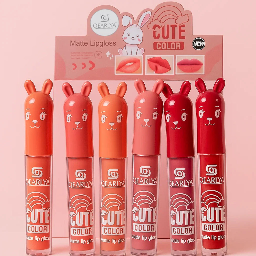Qearlya Cute Matte Lip Gloss - Pack Of 6 Qearlya