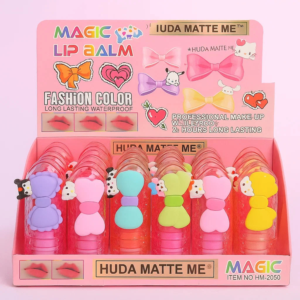 Huda Matte Me Pink Magic Lip Balm huda matte me