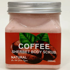 Natural Coffee Sherbet Body Scrub All Skin Type - 350ml Natural