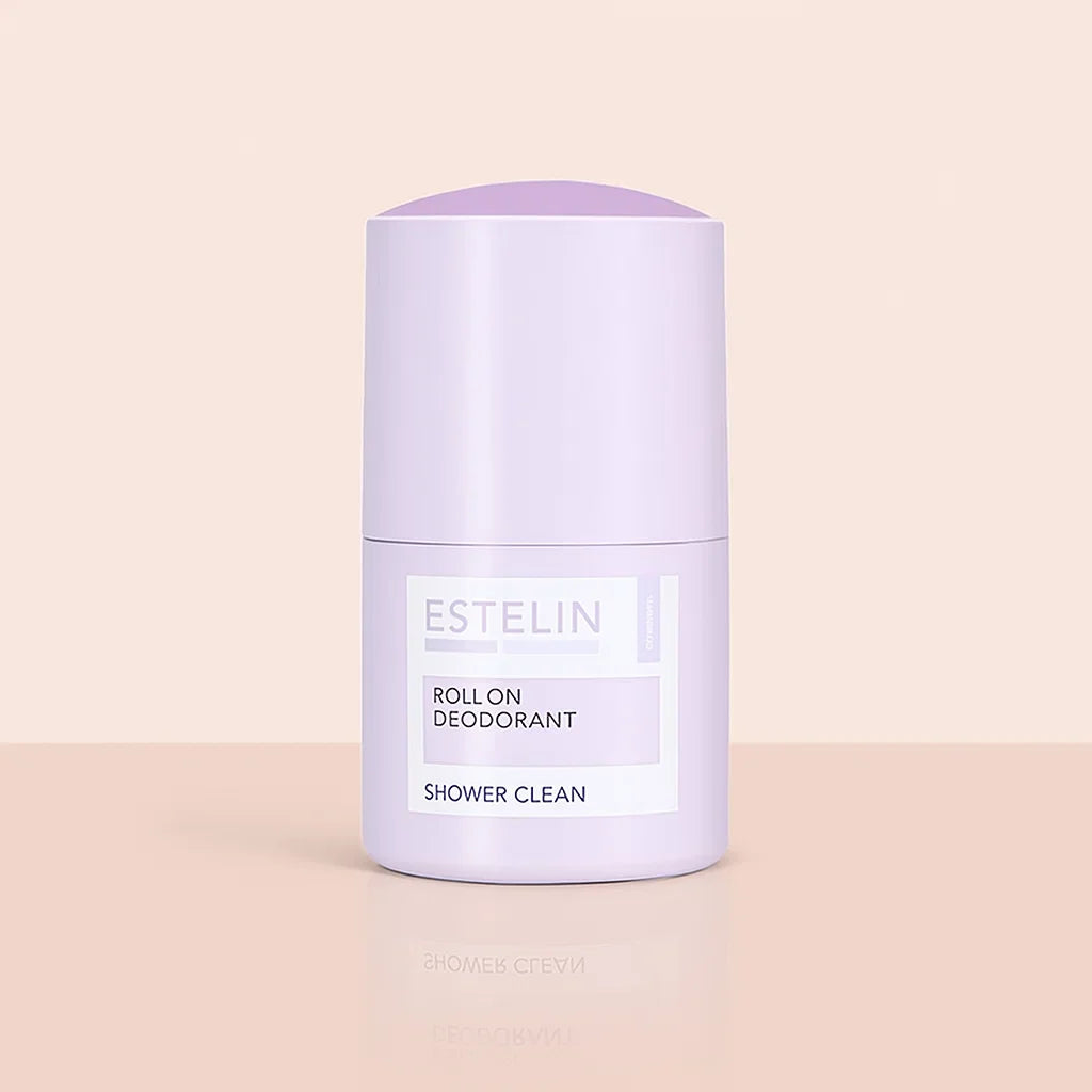 ESTELIN Deodorant Roll On – Shower Clean – 48Hr Protection - 50ml Estelin