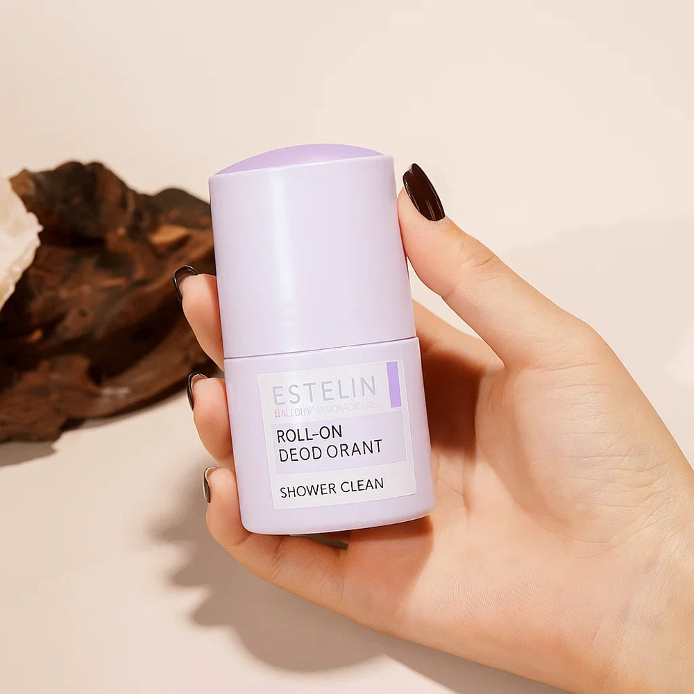 ESTELIN Deodorant Roll On – Shower Clean – 48Hr Protection - 50ml Estelin