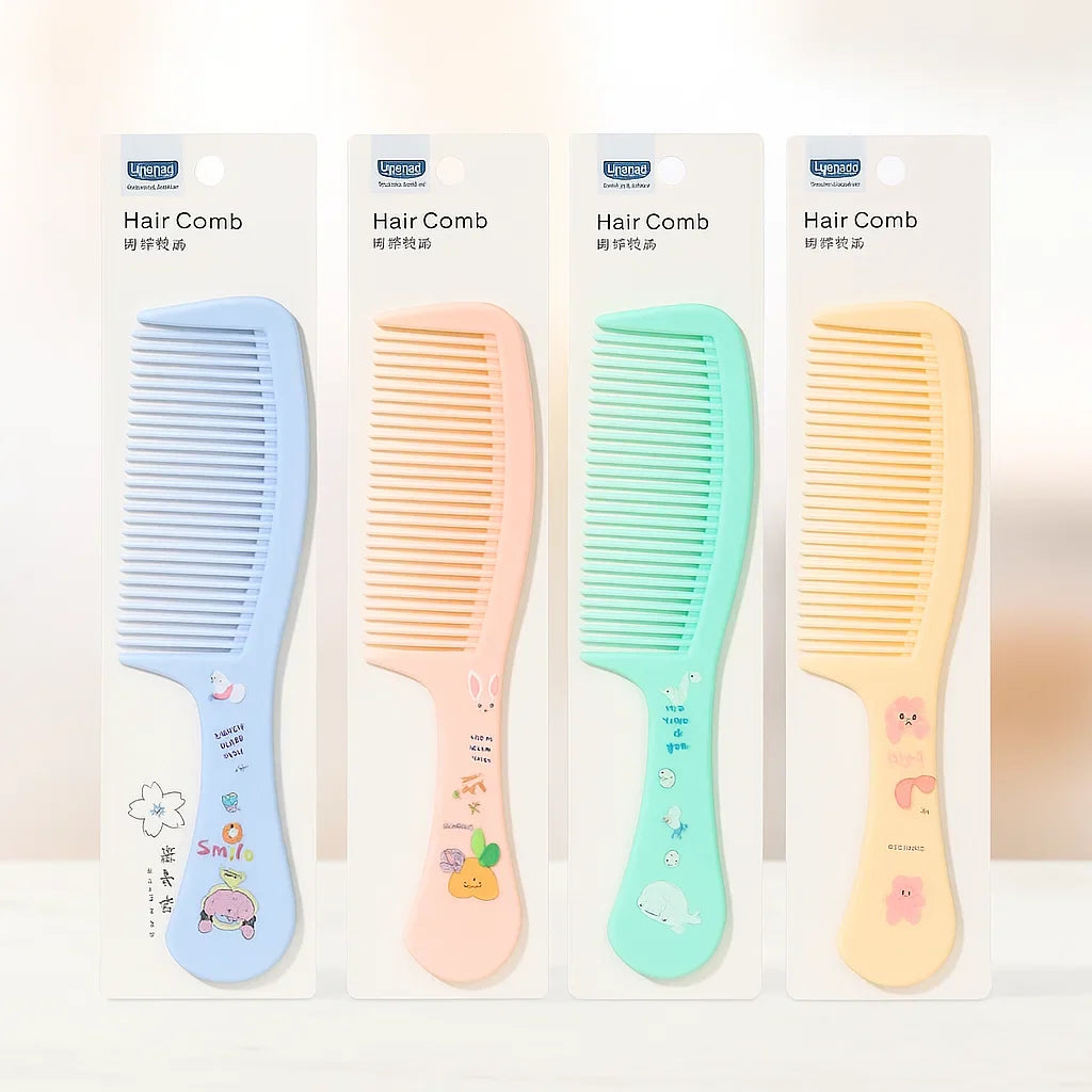 Classic Plastic Hair Comb - Each Cosmia.pk