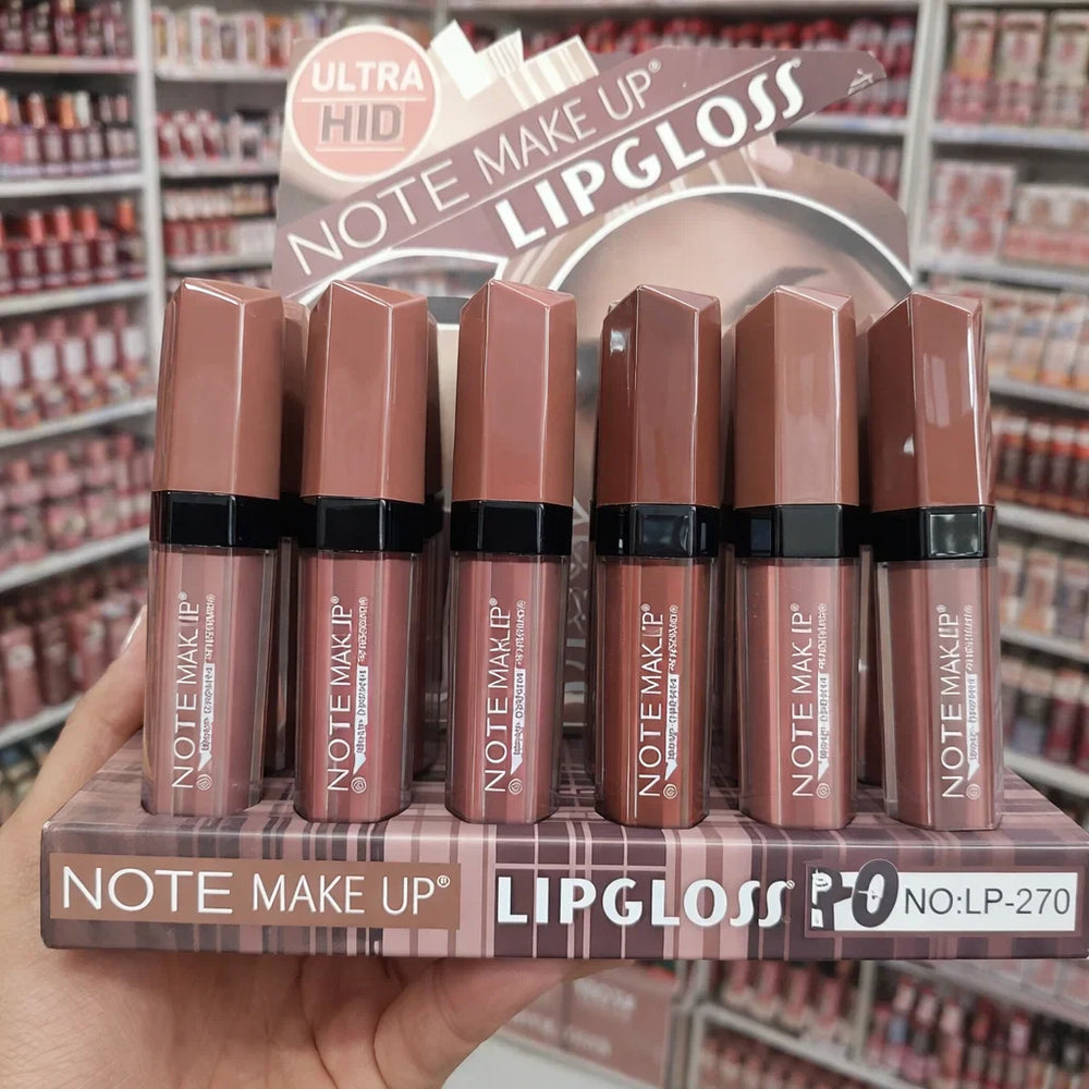 Note Makeup Lipgloss - Nude Shades Note