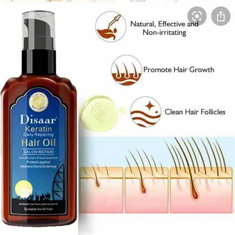 Disaar Keratin Daily Repairing Hair Oil - 120ml DISAAR