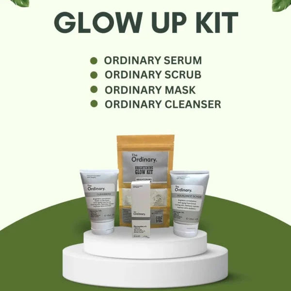 The Ordinary Glowing Kit (Cleanser Serum Organic Mask & Scrub) The Ordinary
