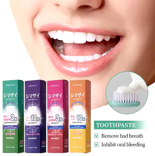 KORMESIC natural whitening organic Pearl Whitening tooth paste Purple - 100g KORMESIC