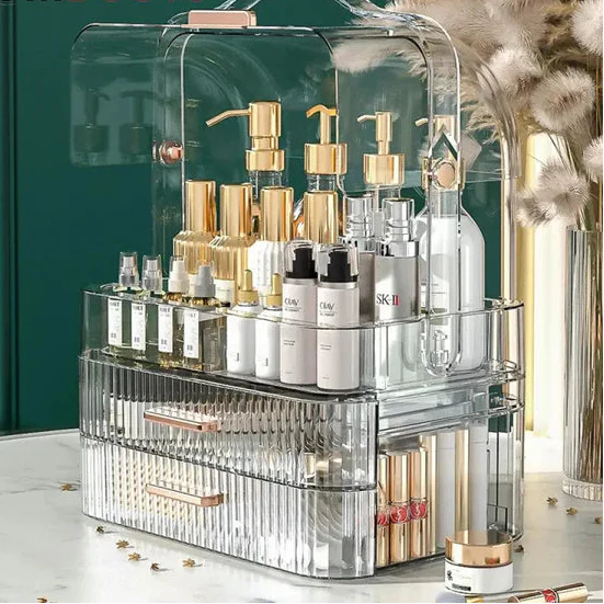 Transparent Dustproof Makeup Organizer Cosmia