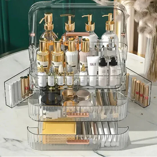 Transparent Dustproof Makeup Organizer Cosmia