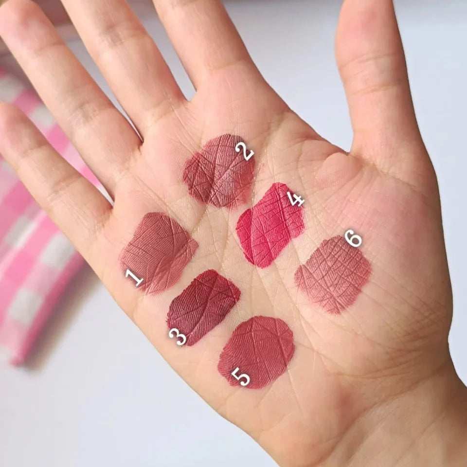 Hudamoji - Lock Shape Matte Lip Gloss Huda Moji