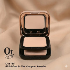 Quetee Beauty 2in1 High Quality Prime & Fine Oil Control Compact Powder Quetee