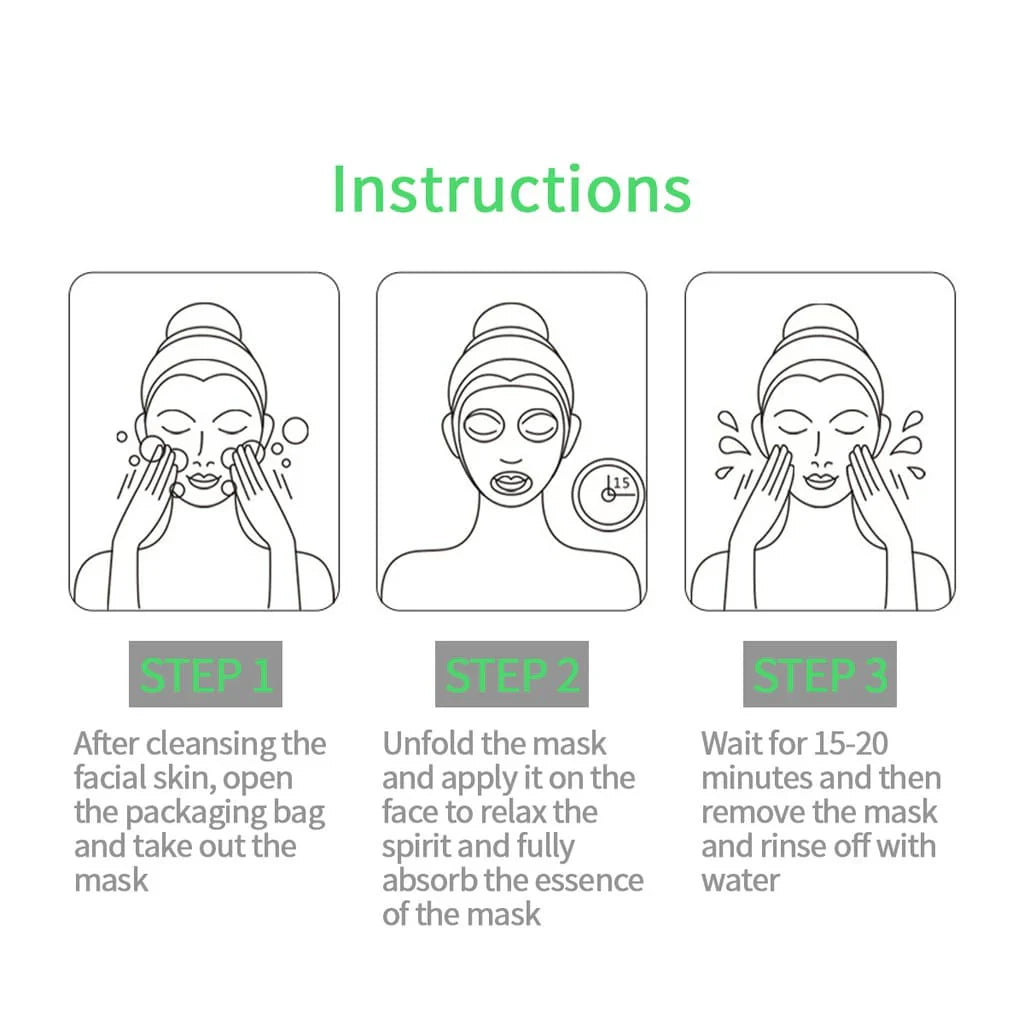 BIOAQUA Algae Moisturizing Mask facial sheet mask - 25g Bioaqua