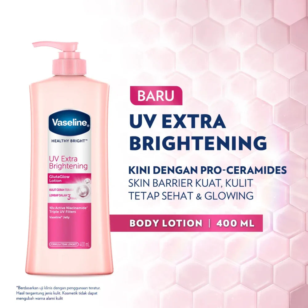 Vaseline Body Lotion UV Extra Brighten - 400ml Vaseline