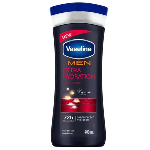 Vaseline Men Extra Hydration 72H Body Lotion - 400ml Vaseline