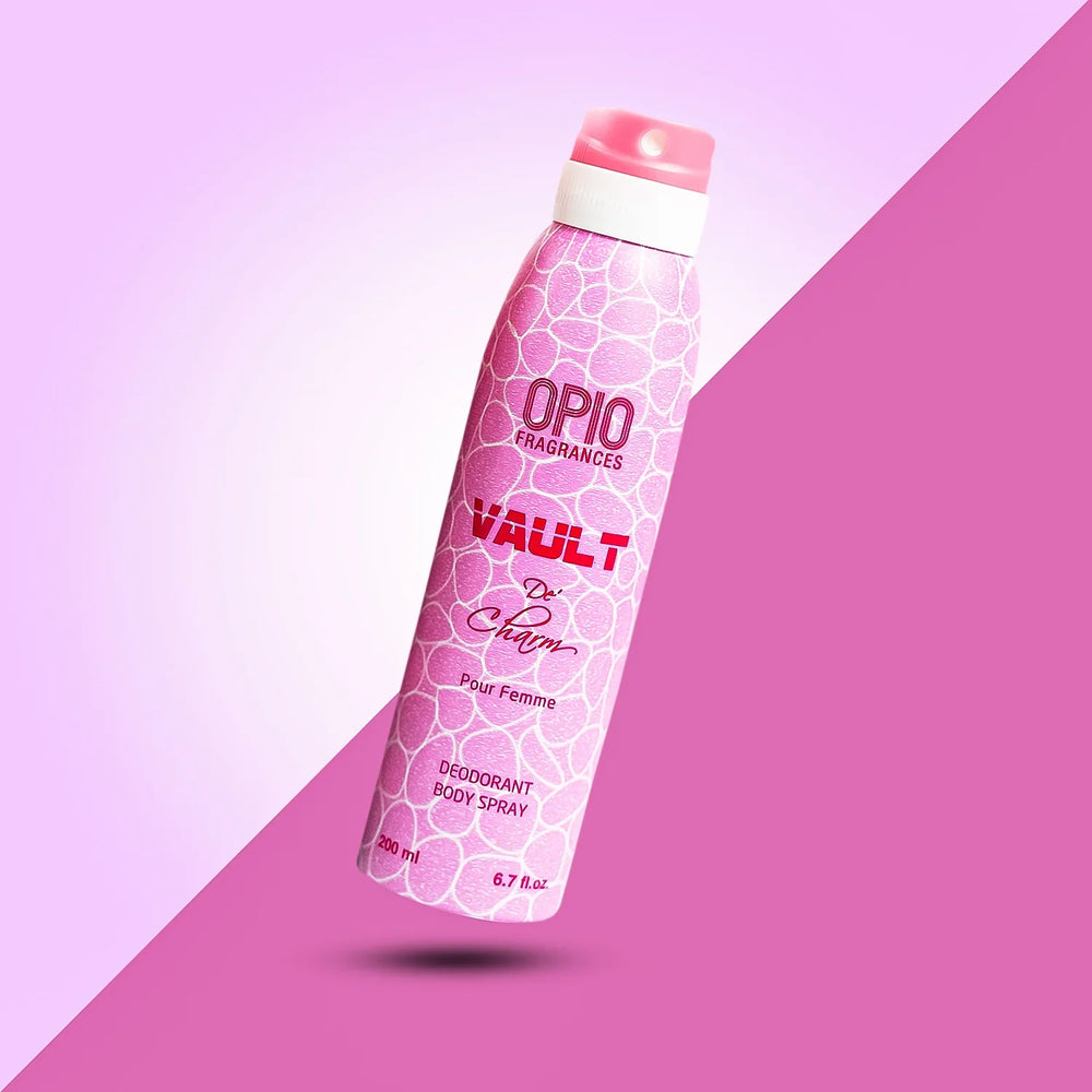 Opio Vault De Charm Deodorant Body Spray for Women (200ml) Opio