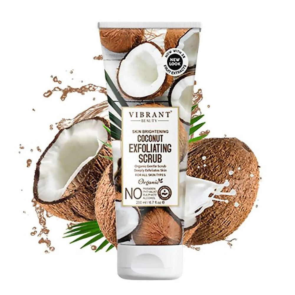 Vibrant Beauty Coconut Exfoliating Scrub - 200ml Vibrant Beauty