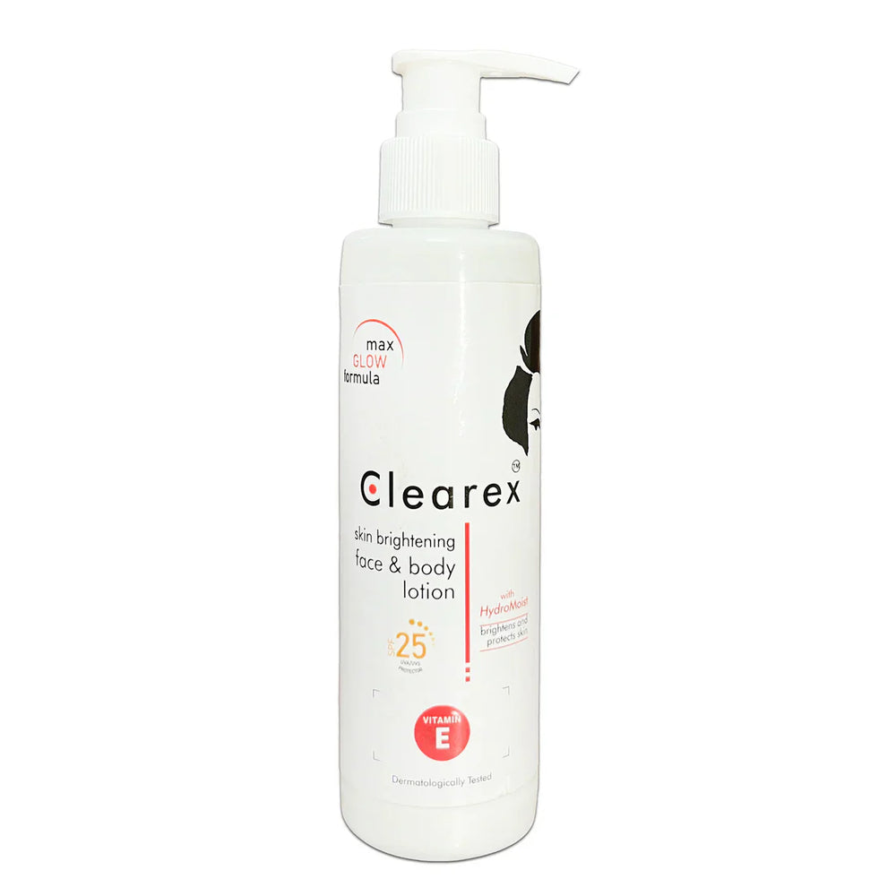 Clearex Vitamin E Skin Brightening Face & Body Lotion with SPF 25 Clearex