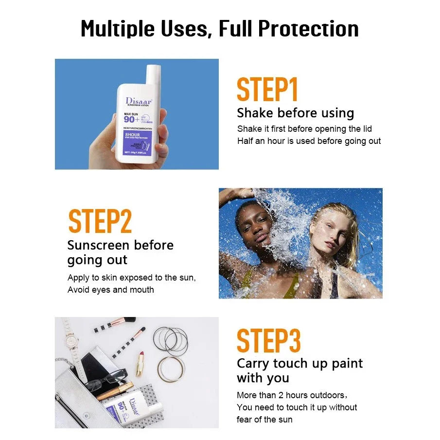 Disaar Whitening Sunblock SPF 90 – Skin Protective Sunscreen Lotion DISAAR
