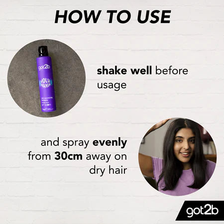 Schwarzkopf Got2b Volumania Hairspray - 300ml Schwarzkopf
