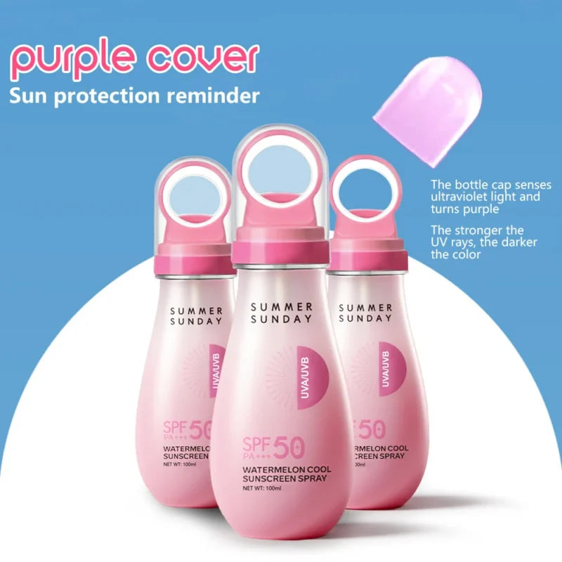 Page vine Watermelon Sunscreen Spray SPF50 PA+++ Waterproof & Page Vine
